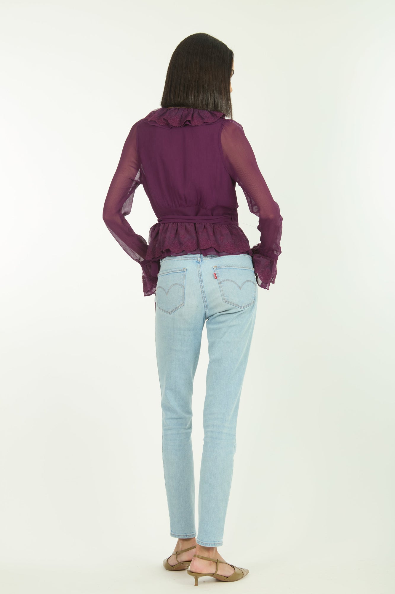 Poet Blouse | Bordeaux