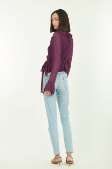 Poet Blouse | Bordeaux