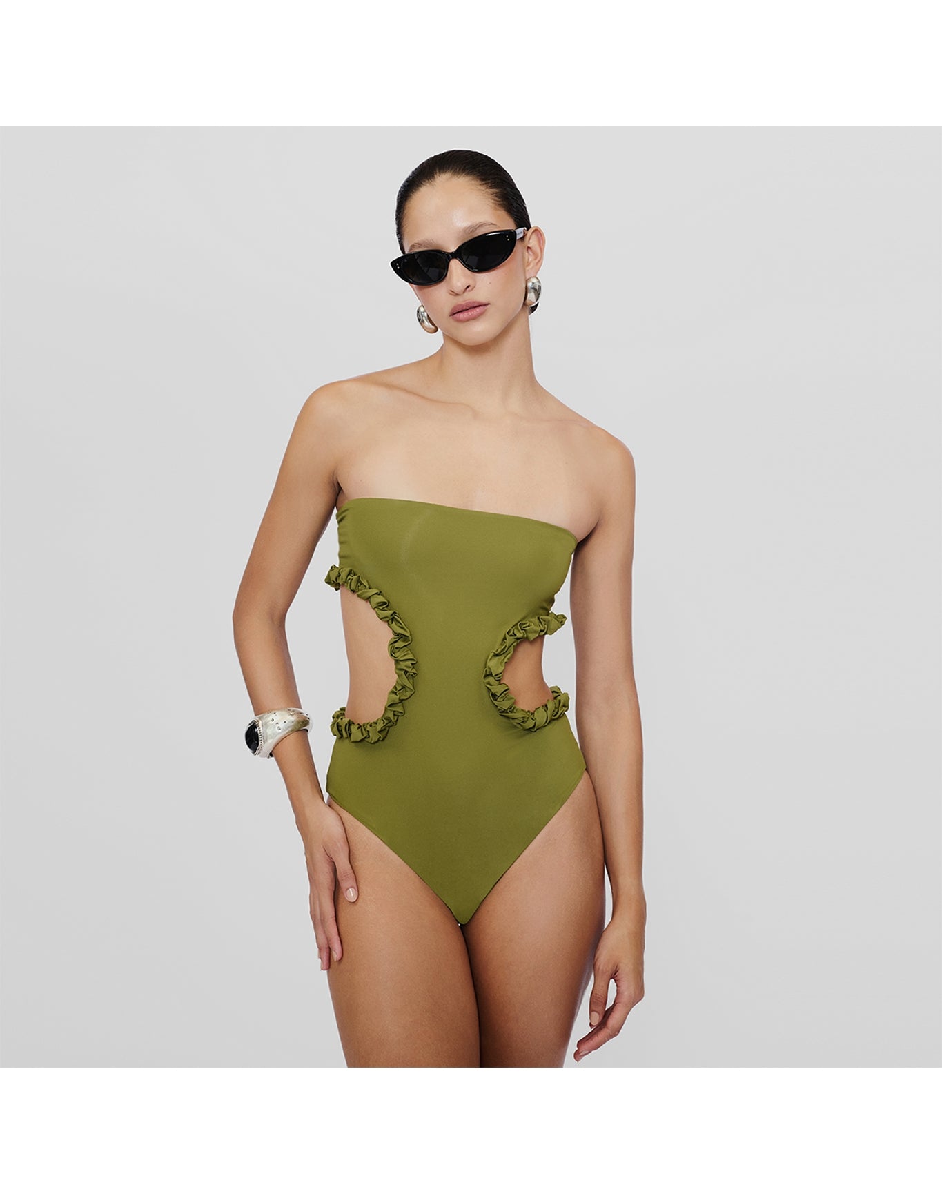 Poima One-Piece | Moss