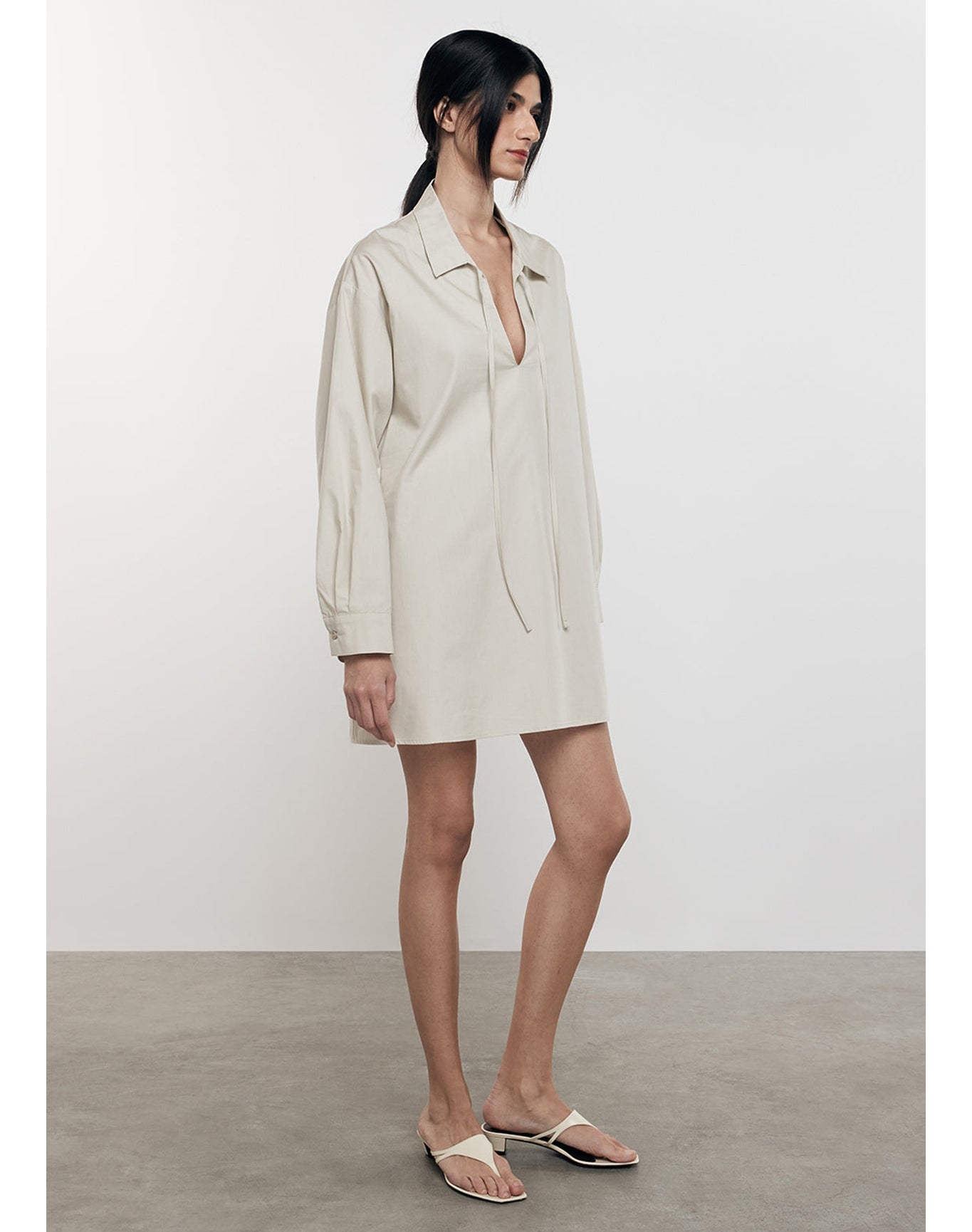 Poplin Caftan | Clay