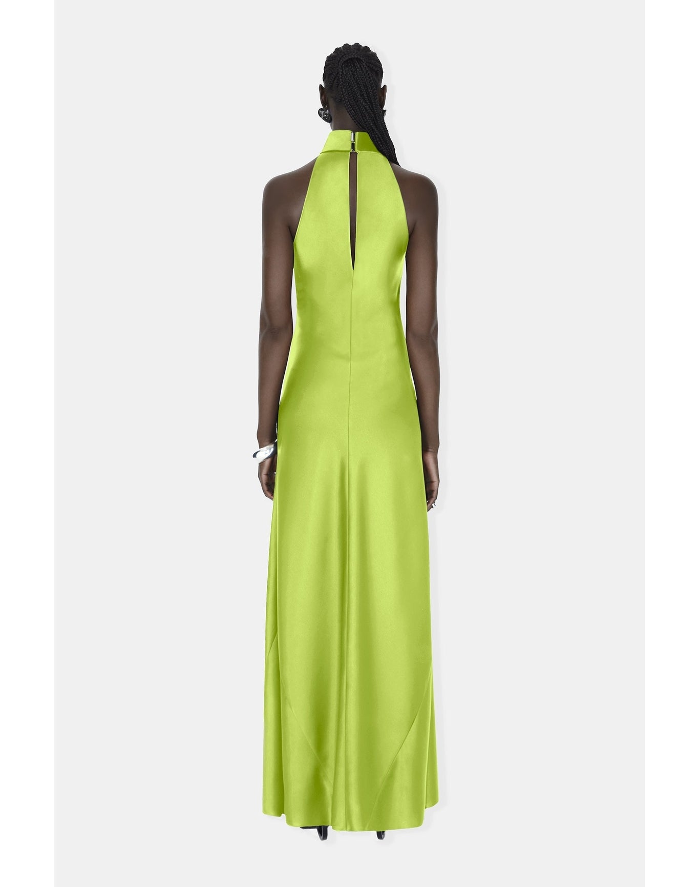 Portico Dress | Lime Yellow