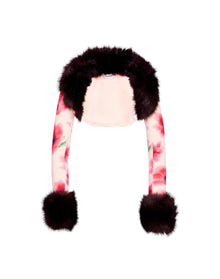 Printed Faux Fur Bolero | Water Floral