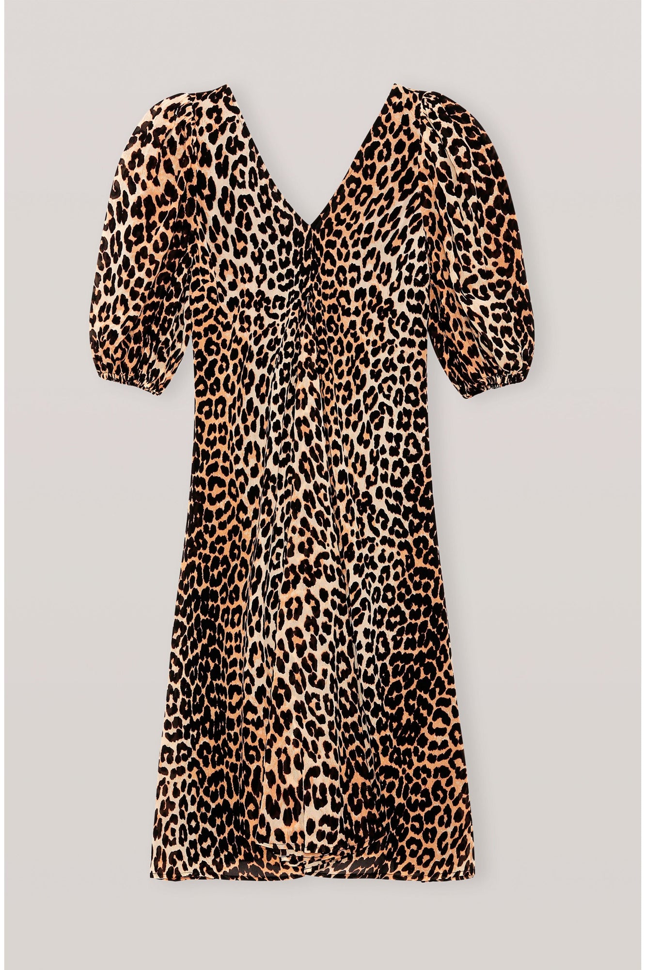 Printed Georgette Dress | Leopard