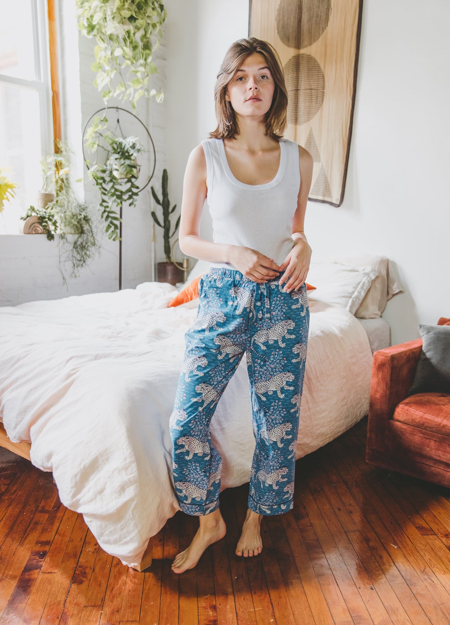 Bagheera - Pajama Pants - Indigo - Printfresh