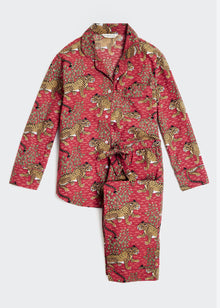 Bagheera - Long Sleep Set - Scarlet - Printfresh