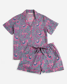 Flamenco - Short Sleep Set - Fuchsia - Printfresh