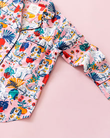 Good Dog - Long Sleeve Pajama Top | Vintage Rose