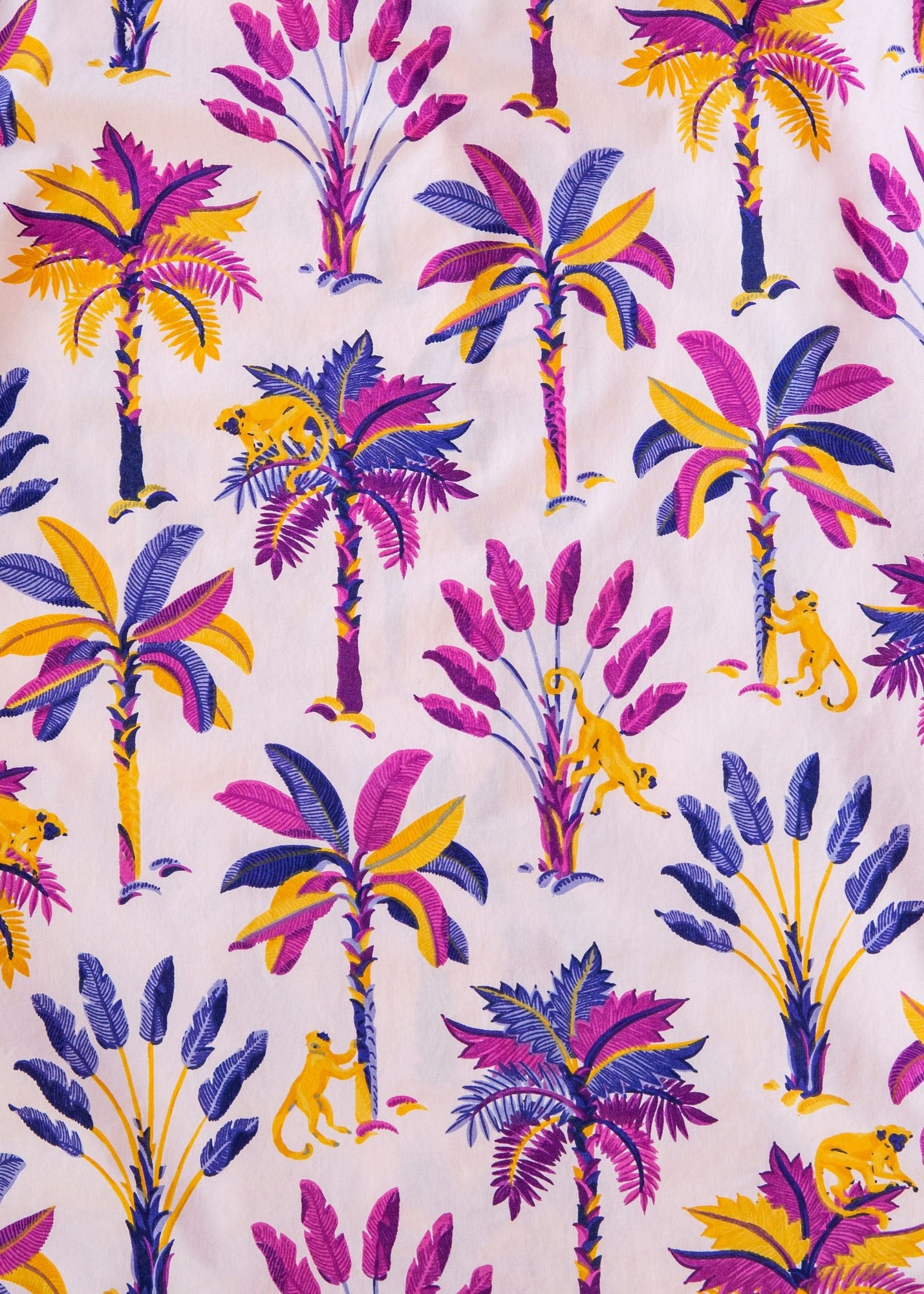 Short PJ Set | Royal Palms - Amethyst