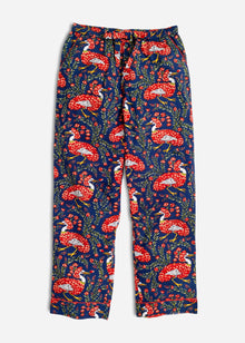 Queen Lotus - Pajama Pants - Indigo - Printfresh