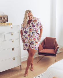 Royal Palms - Short PJ Set | Amethyst