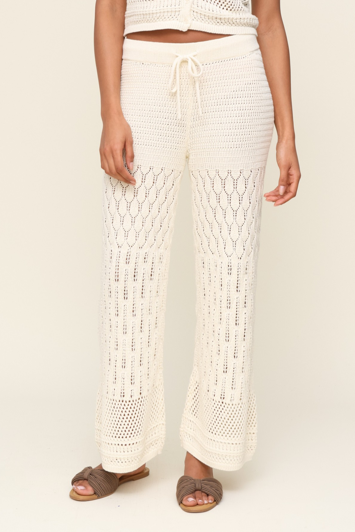 Z Supply | Adia Crochet Pant | Beige