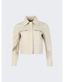 Proenza Schouler | Women | Gabardine Cropped Jacket | Beige
