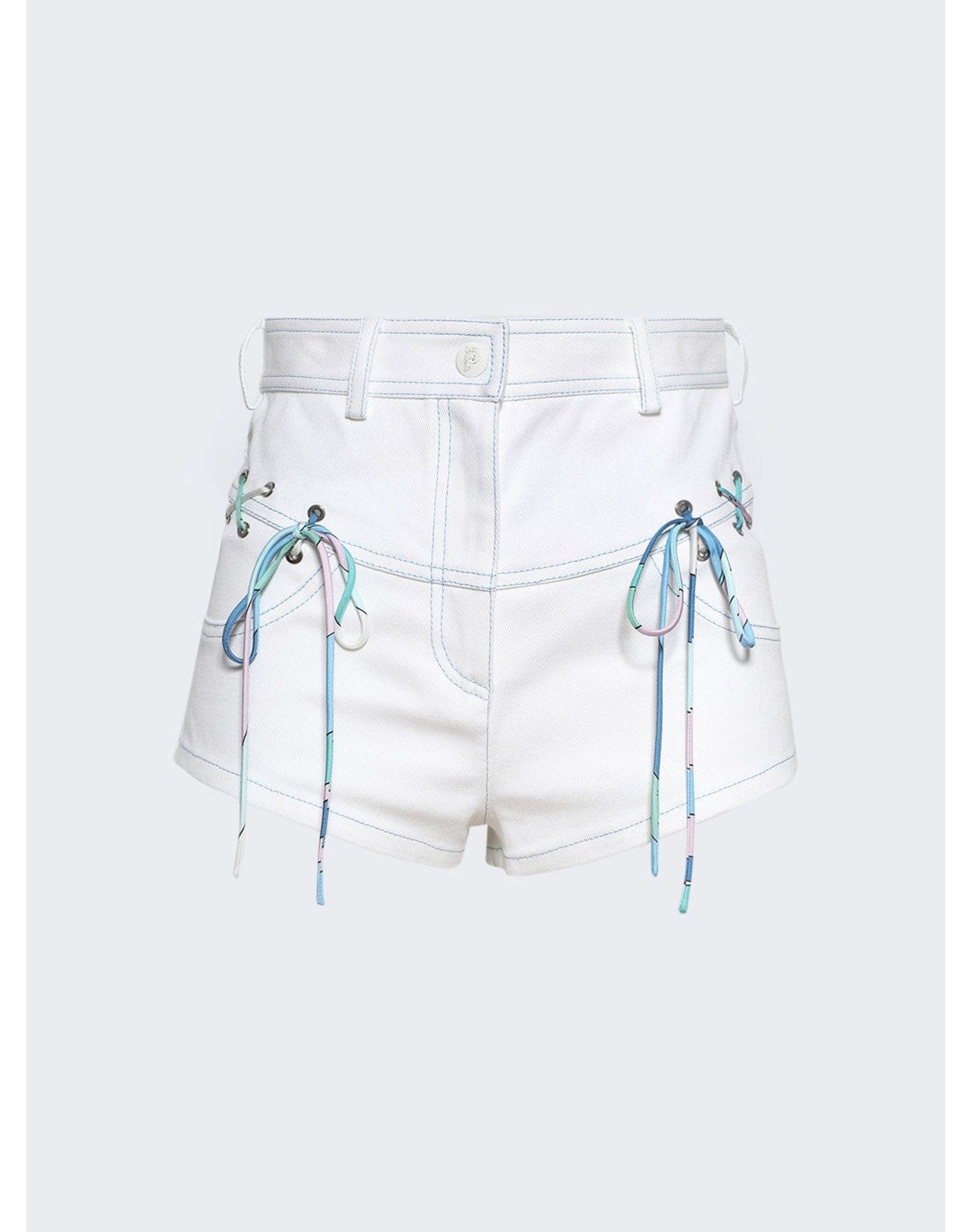 Pucci | Women | Lace-up Shorts | White