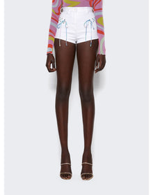 Pucci | Women | Lace-up Shorts | White