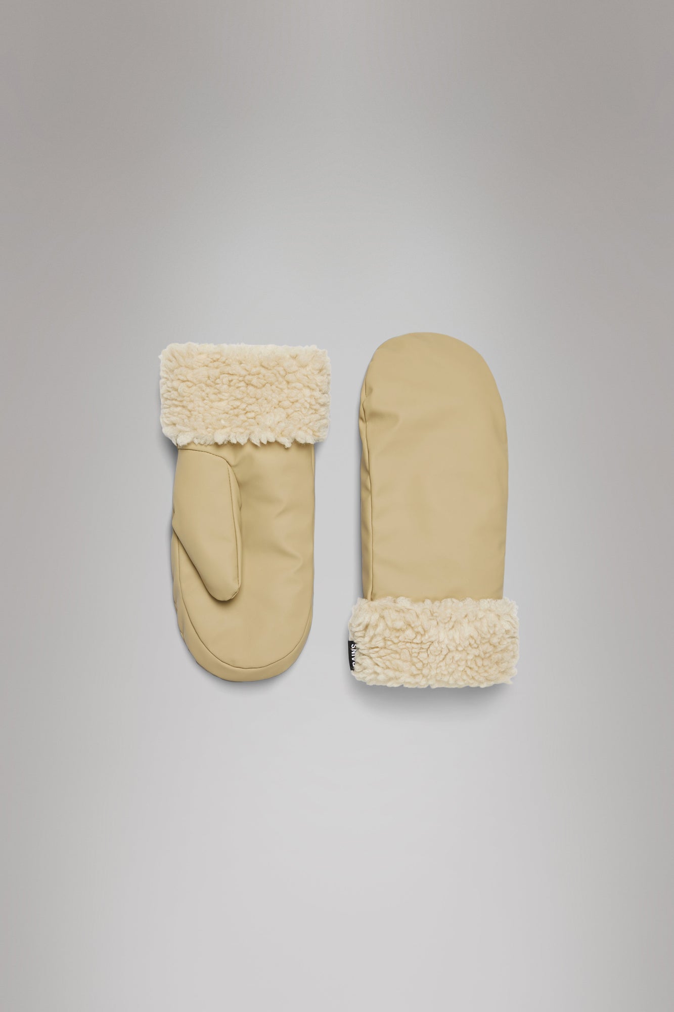 Puffer Fleece Mittens | Sand