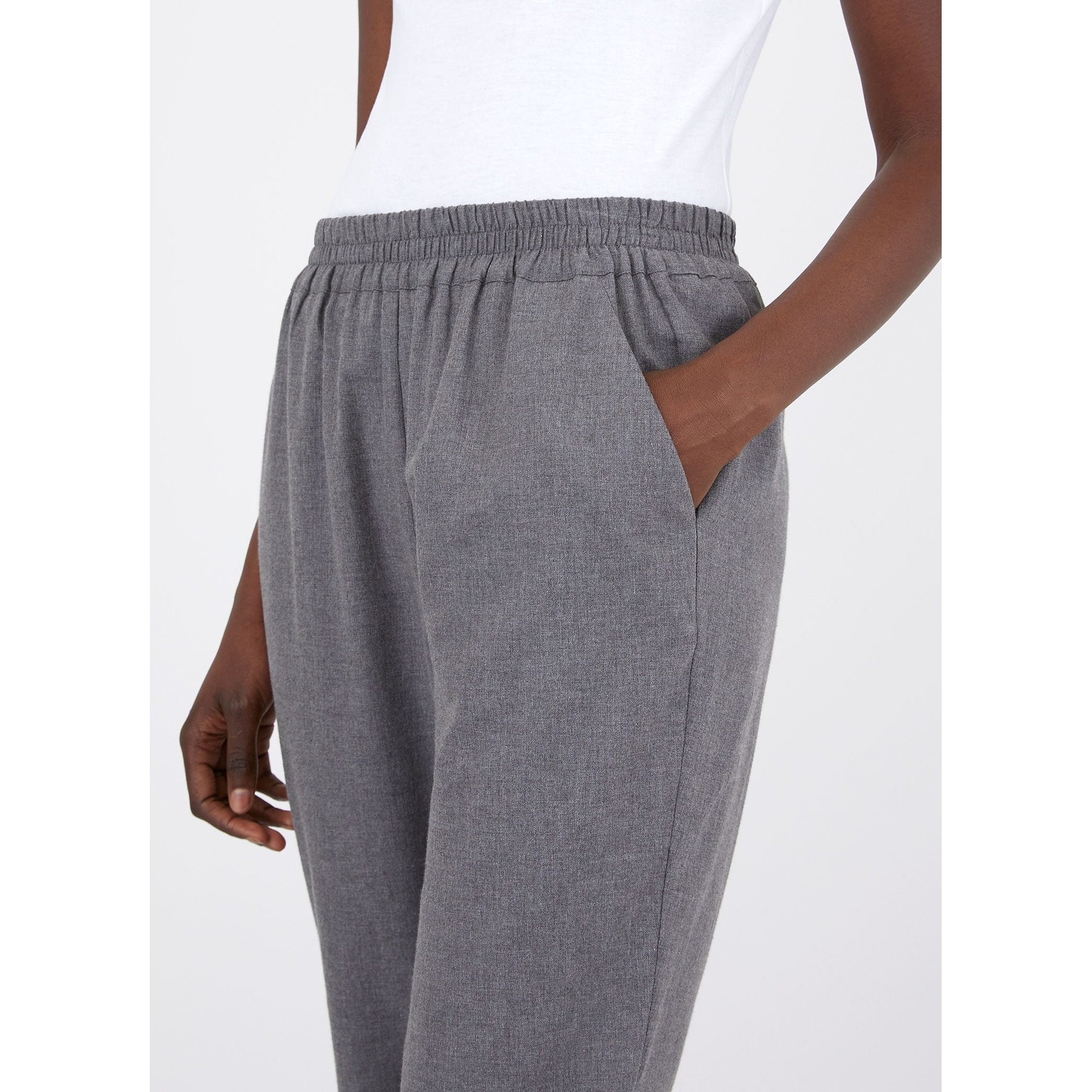 Pyjama Trouser | Women | Mid Grey Melange