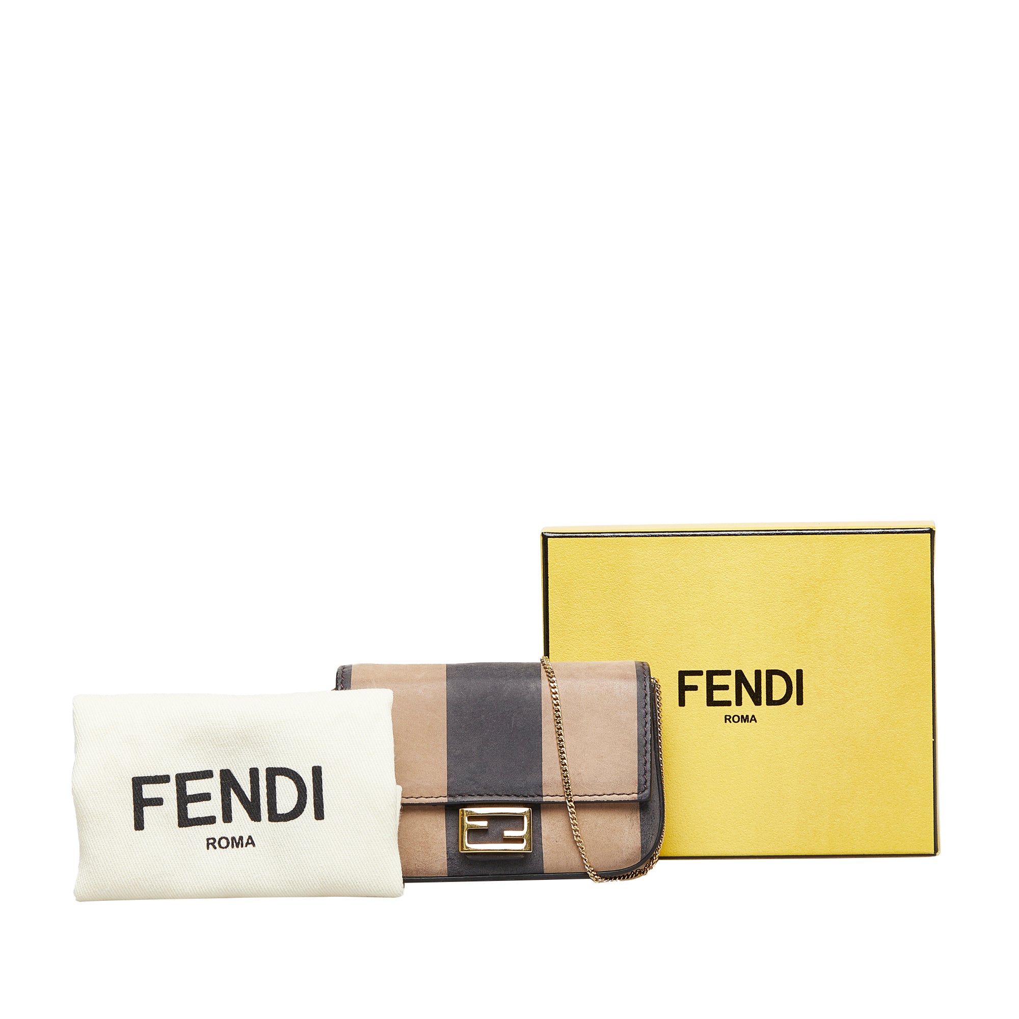 Fendi Pre-Owned Pequin Nano Baguette | Women | Brown