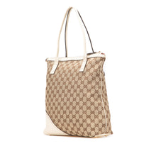 Gucci | Pre-Owned GG Canvas Britt Tote | Beige
