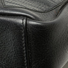 Saint Laurent | Pre-Owned Medium Monogram Heart Patchwork Chain Wallet | Black