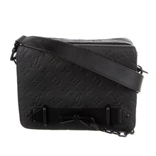 Louis Vuitton Pre-Owned Monogram Taurillon Steamer Messenger | Women | Black