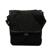 Prada | Pre-Owned Tessuto Buckle Messenger Bag | Black