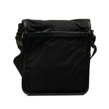 Prada | Pre-Owned Tessuto Buckle Messenger Bag | Black
