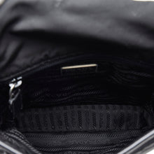 Prada | Pre-Owned Tessuto Buckle Messenger Bag | Black
