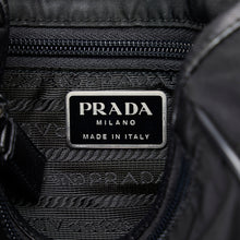 Prada | Pre-Owned Tessuto Buckle Messenger Bag | Black