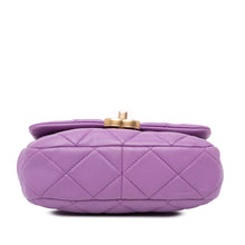Chanel | Pre-Owned Mini Quilted Lambskin Candy Chain Flap - II | Purple