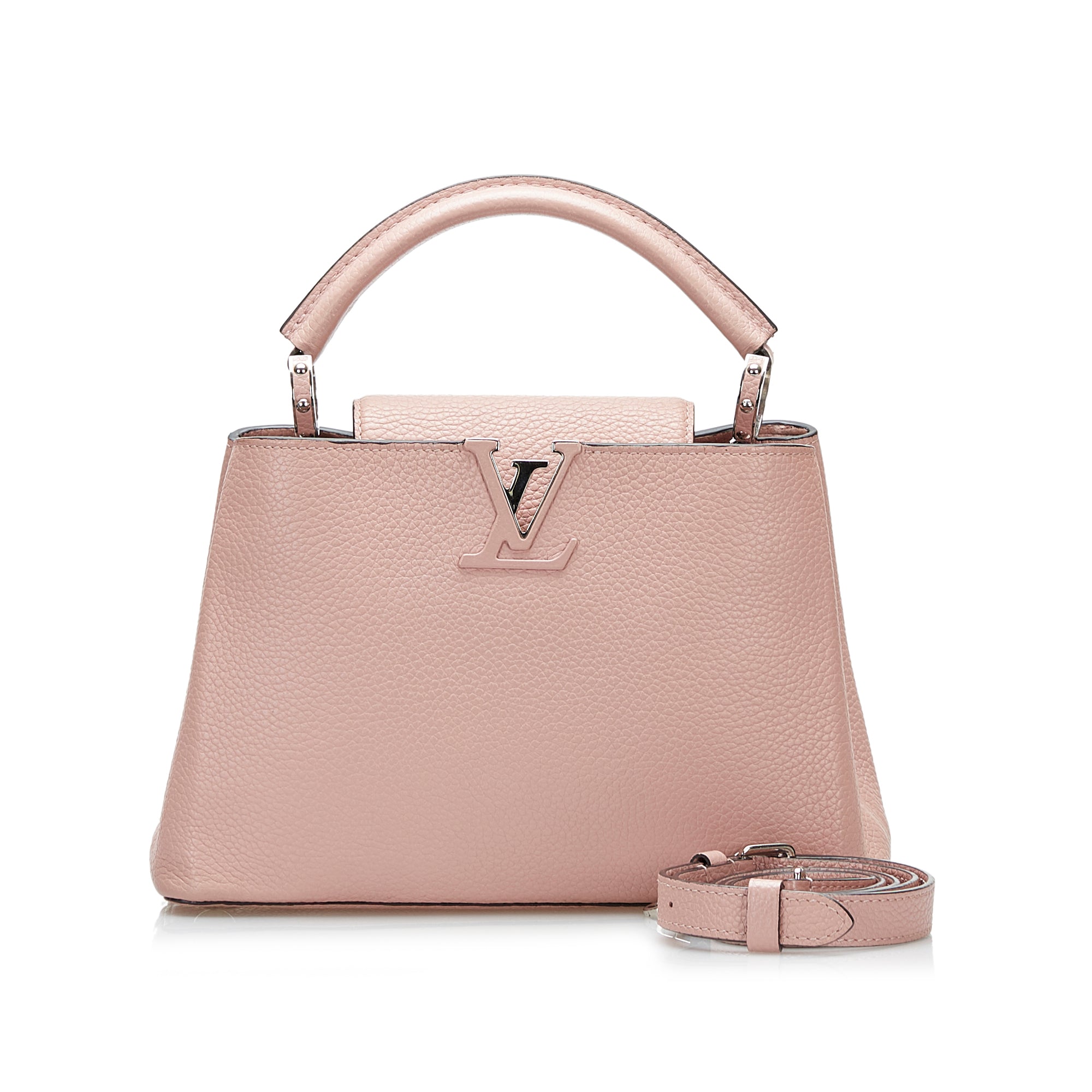 Louis Vuitton Pre-Owned Taurillon Capucines BB | Unisex | Pink x Light Pink