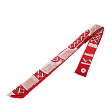 Hermes | Pre-Owned Le Tour Du Monde Twilly Silk Scarf | Red