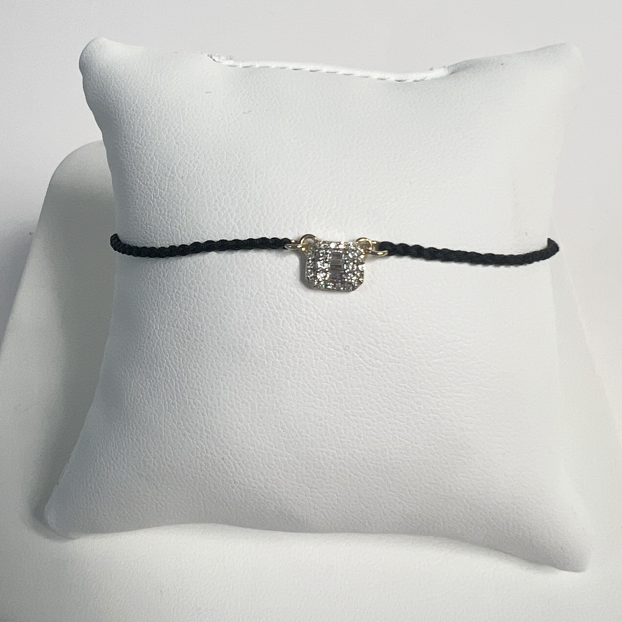 Shield of Strength Friendship Bracelet | 10K Yellow Gold | 0.12 CTW (Approx) White Diamond