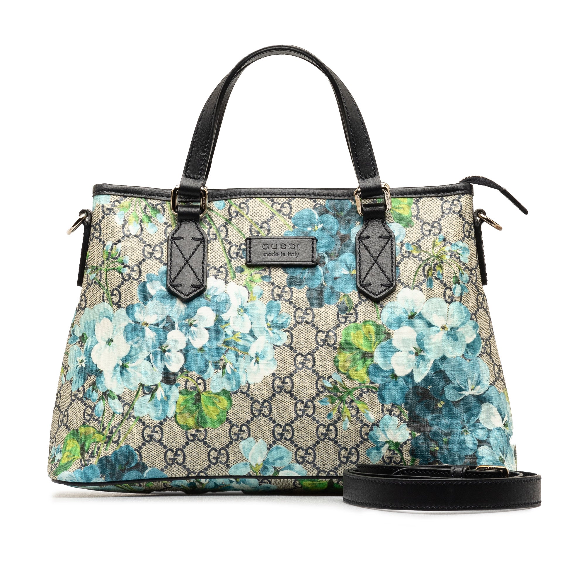 Gucci Pre-Owned GG Supreme Blooms Satchel | Women | Brown x Beige