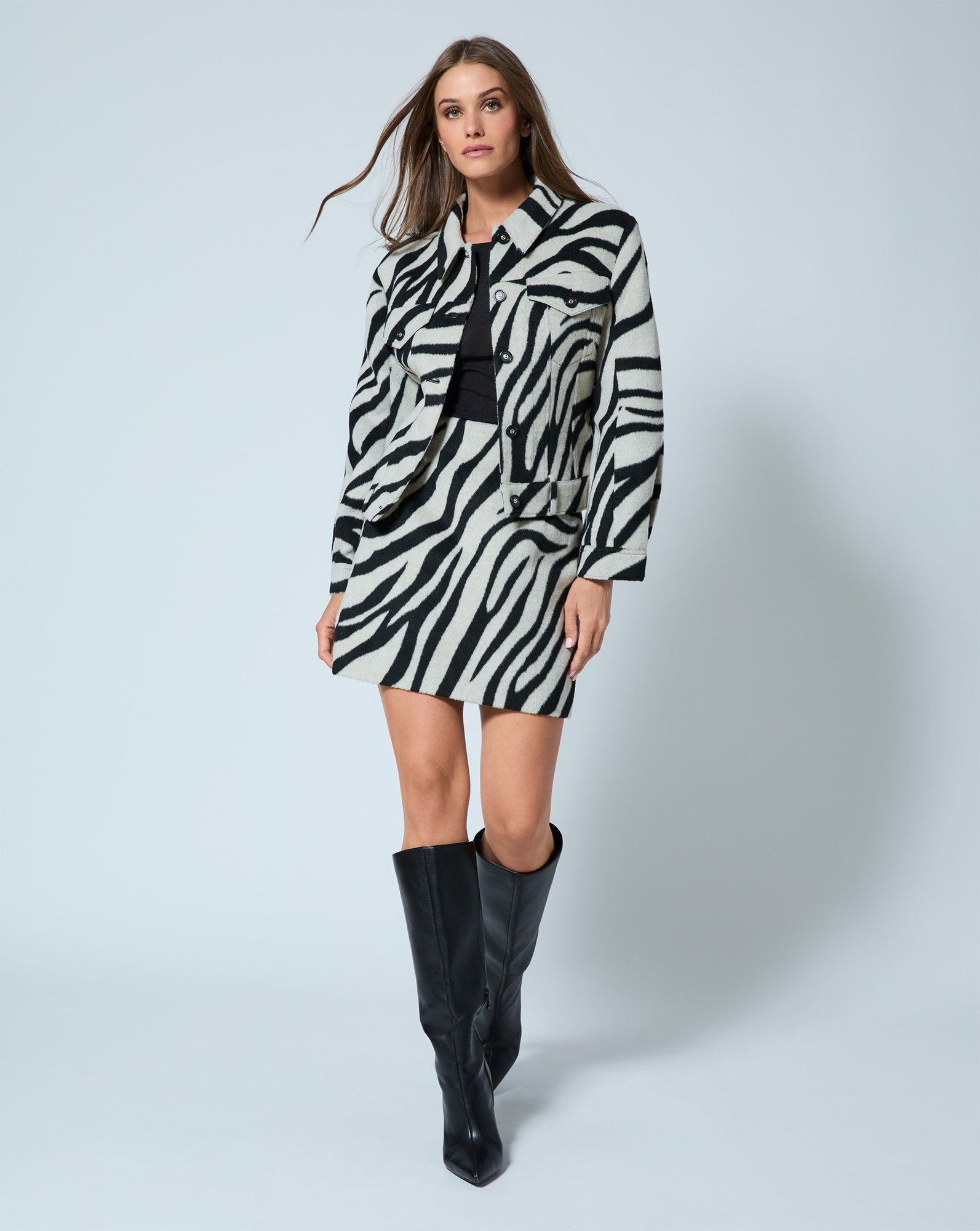 Zebra Trucker Jacket | Zebra