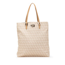 Fendi | Pre-Owned Zucchino Canvas Tote - IV | Brown/Light Beige