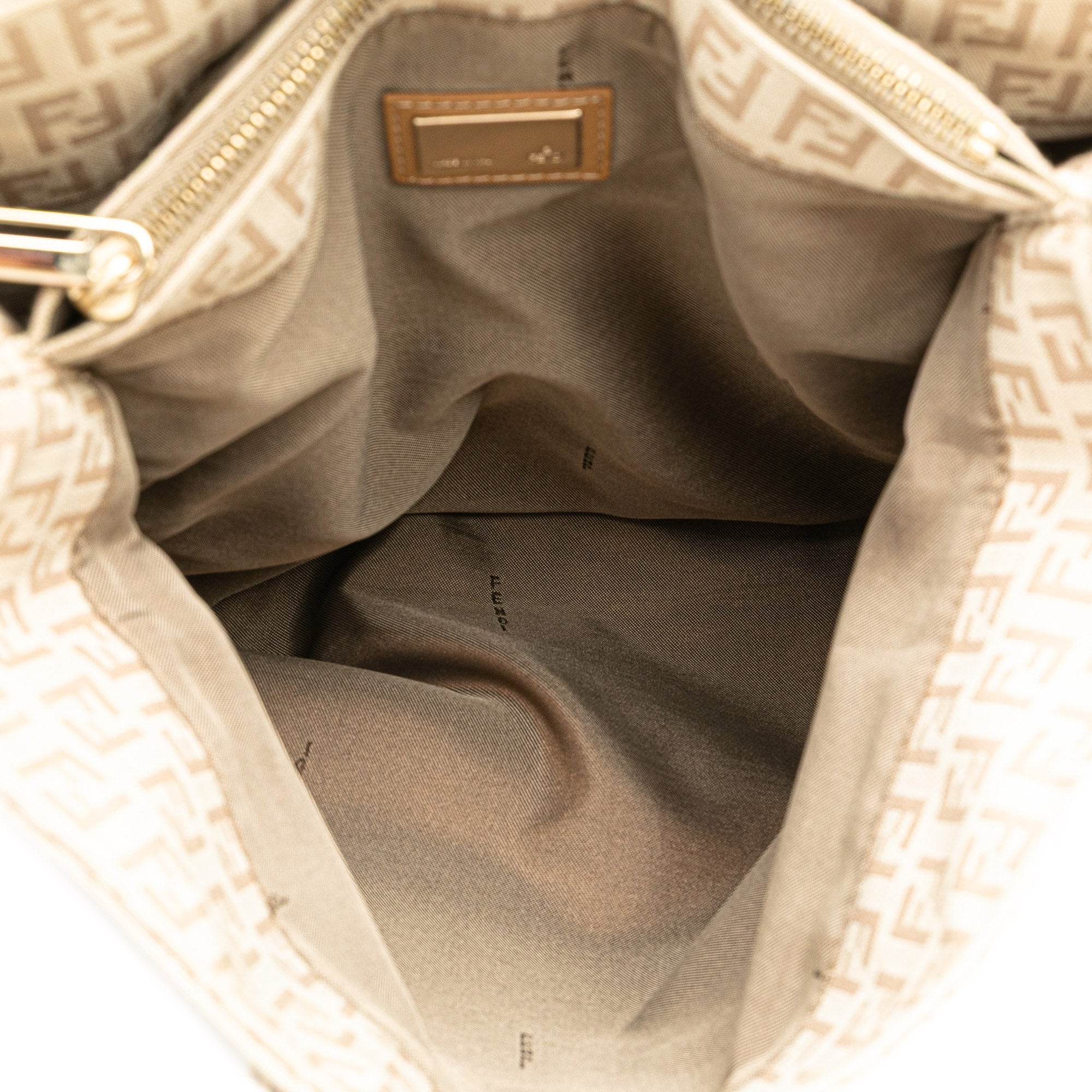 Fendi | Pre-Owned Zucchino Canvas Tote - IV | Brown/Light Beige