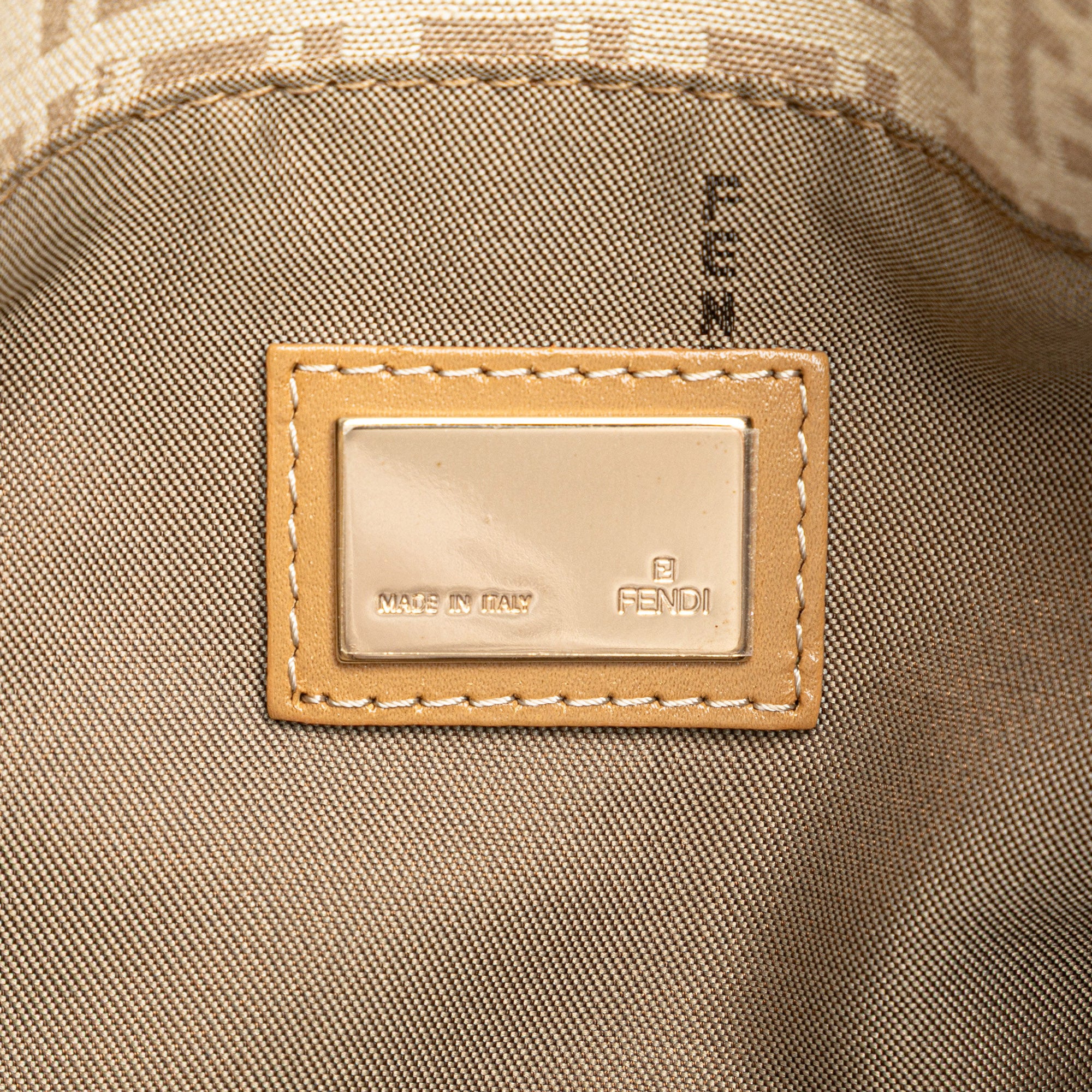 Fendi | Pre-Owned Zucchino Canvas Tote - IV | Brown/Light Beige