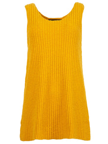Women | Proenza Schouler | Melange Boucle Knit Tank | Yellow
