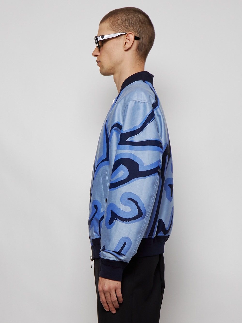 Men | Berluti | Shades Of Blue Bomber