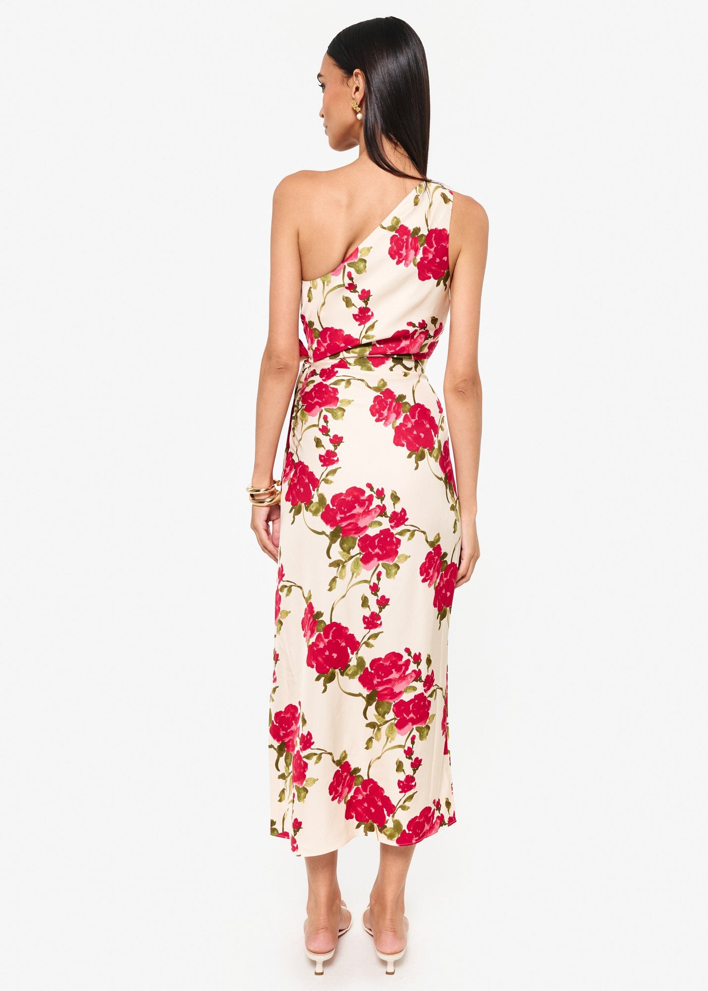 Nanu Dress | Campari Watercolor