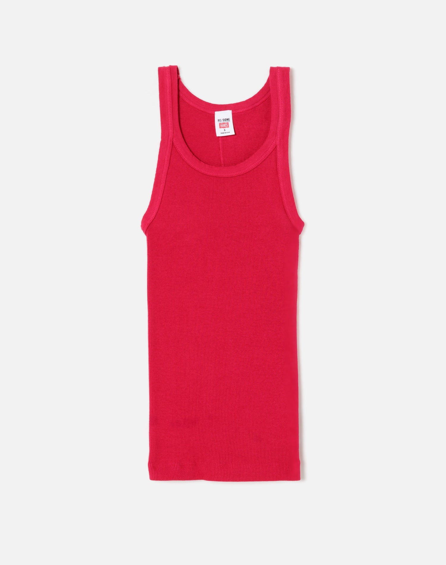 Hanes Ribbed Tank | Dragon Fruit