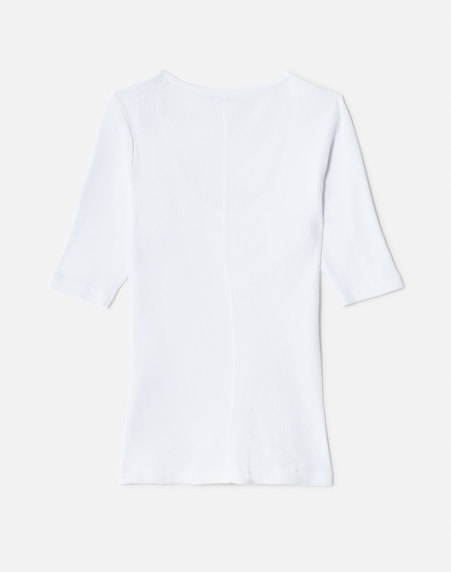 Hanes Ribbed Scoop Neck Tee | Optic White