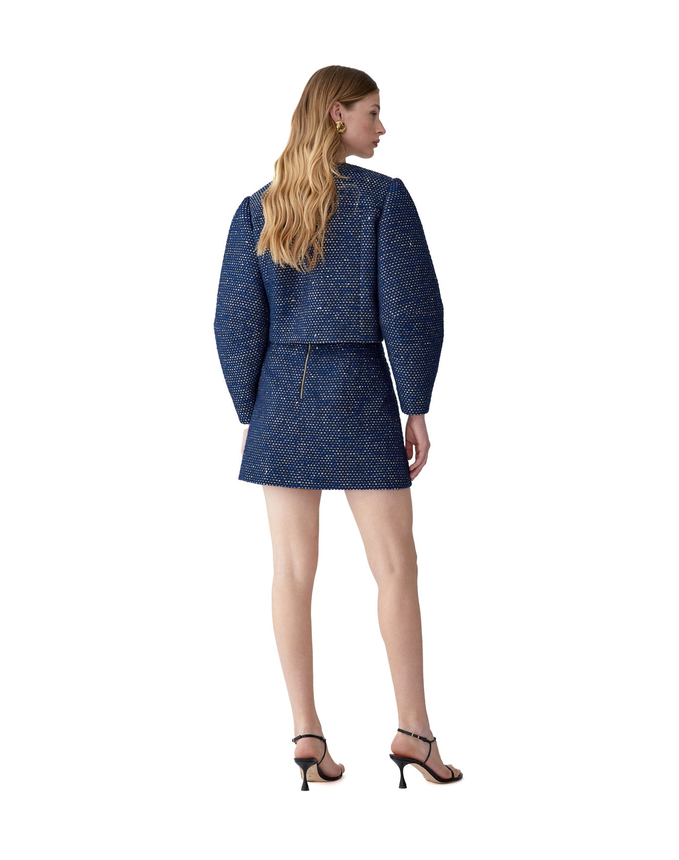 Arc Sleeve Crewneck Jacket | Midnight Multi