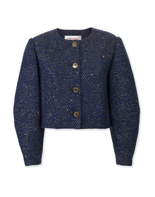Arc Sleeve Crewneck Jacket | Midnight Multi