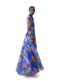 Trench Gown | Bluebell Multi