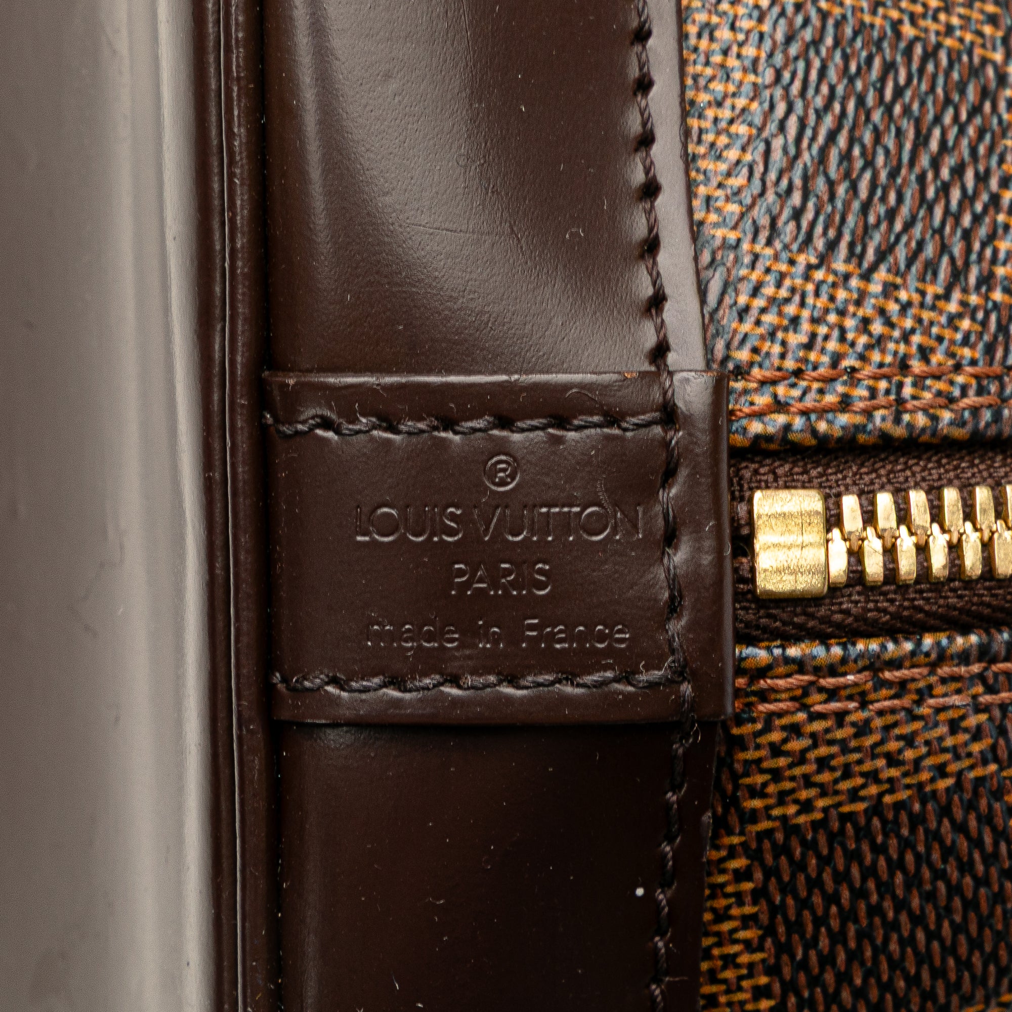 Louis Vuitton | Pre-Owned Damier Ebene Alma MM | Brown