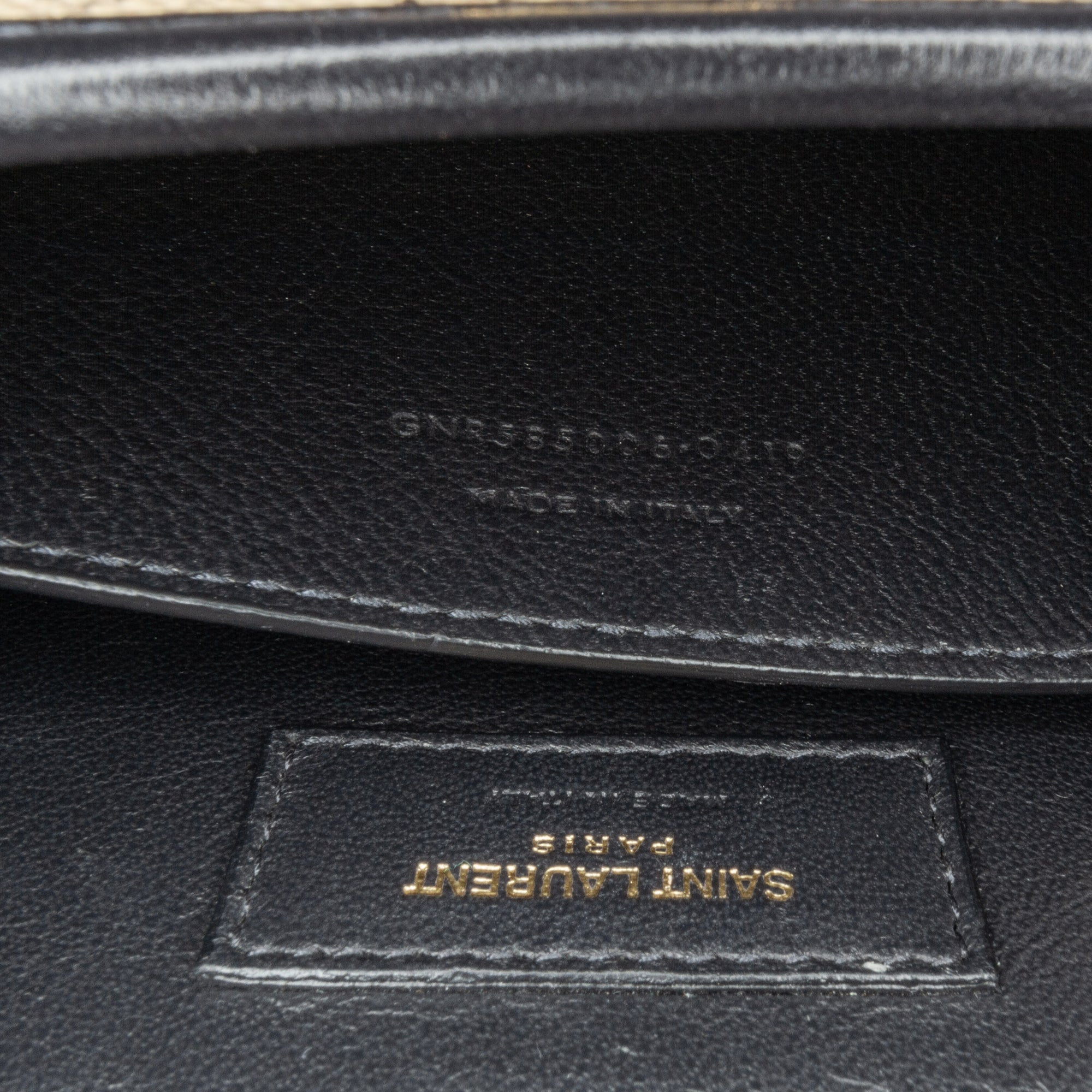 Saint Laurent | Pre-Owned Medium Canvas Monogram All Over Crossbody | Brown/Beige