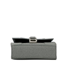 Balenciaga | Pre-Owned Mini Glitter Hourglass Satchel | Gray