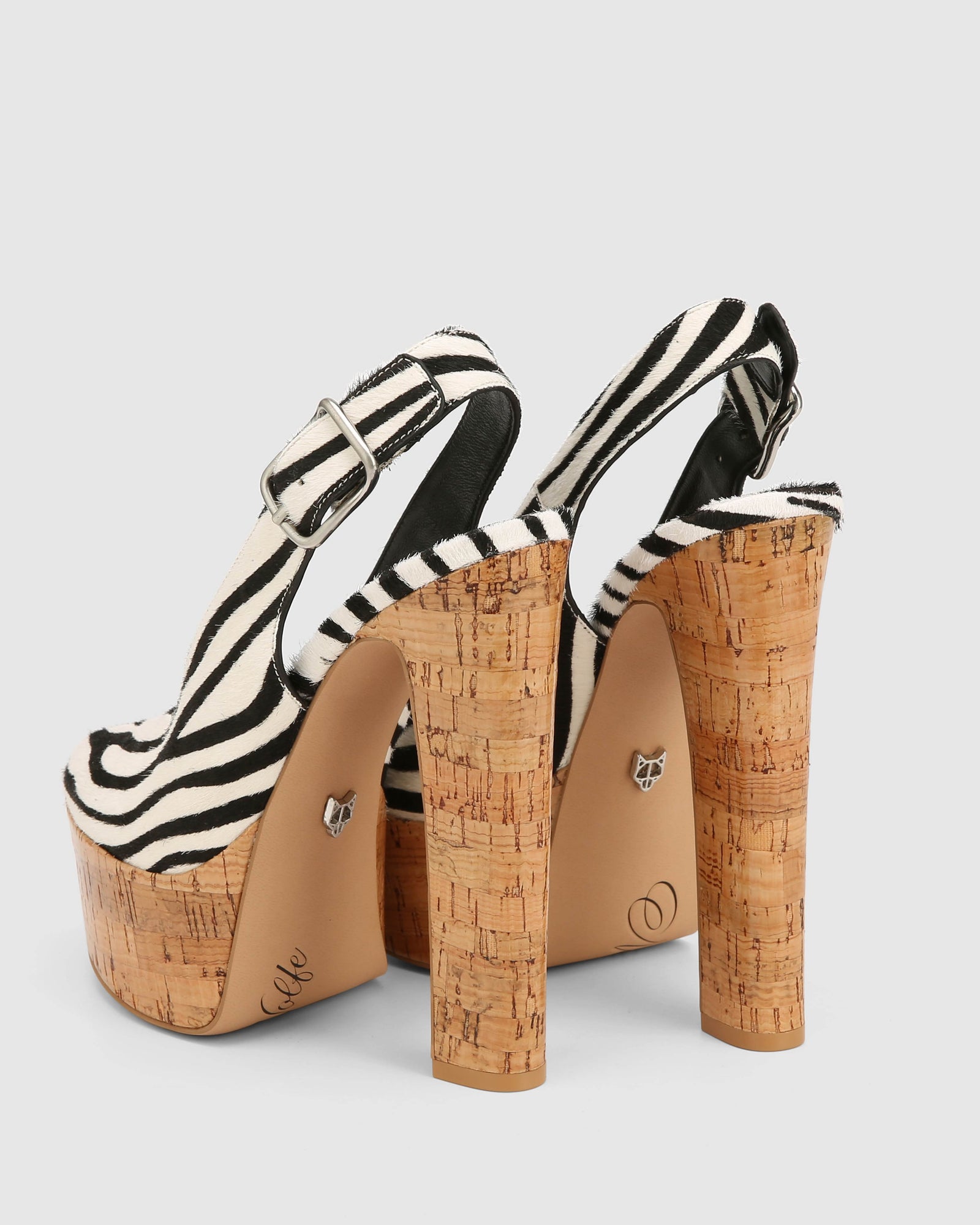 Womens | Rare Pony Heel | Zebra