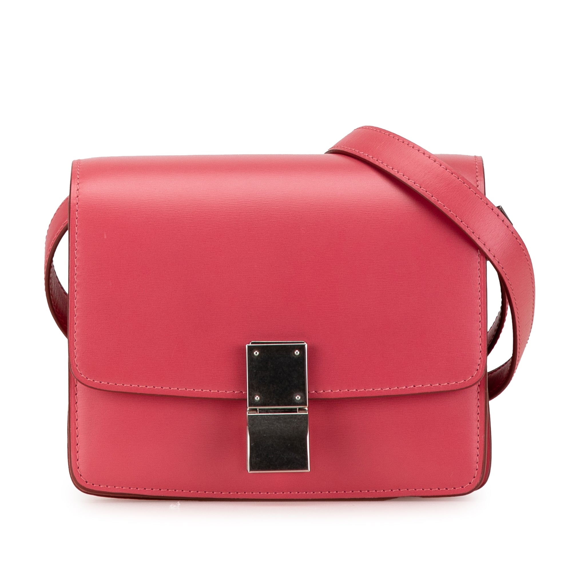 Celine | Pre-Owned Small Calfskin Classic Box | Pink
